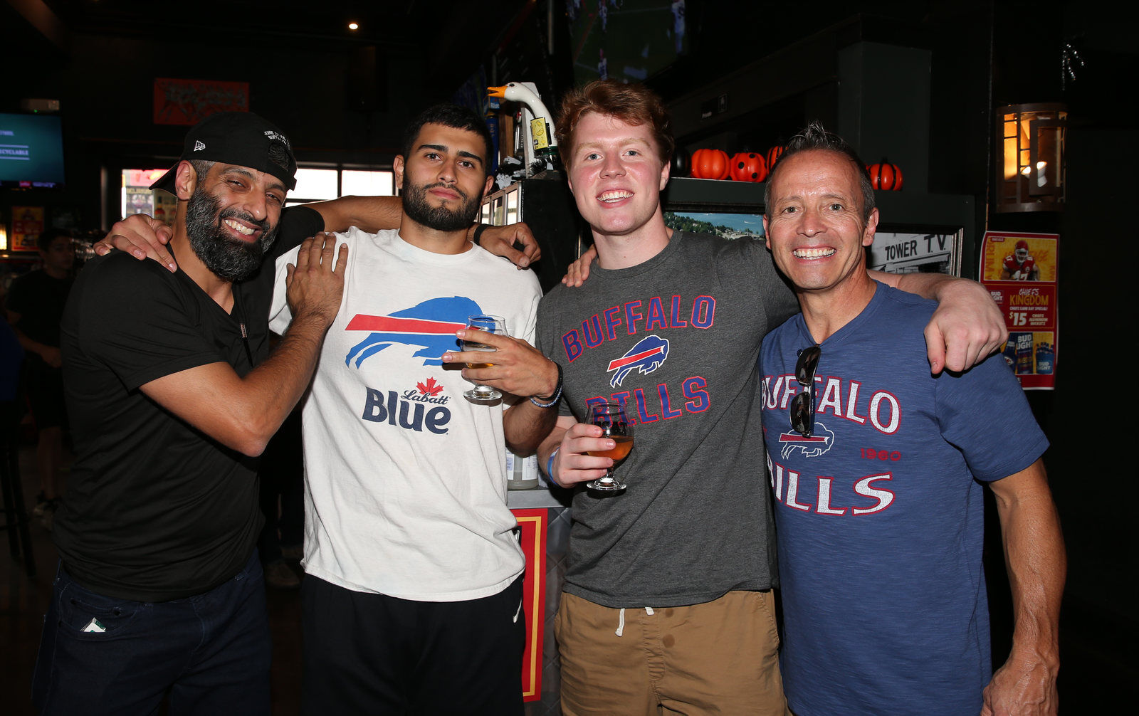 Buffalo Bills backers took over the the Taps on Main Bar